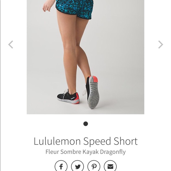 MULTIPLE ISOs Lululemon Speed Shorts size 8 - Picture 4 of 4